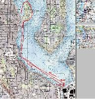 Cascade Distance Race 2004 topo Long Course